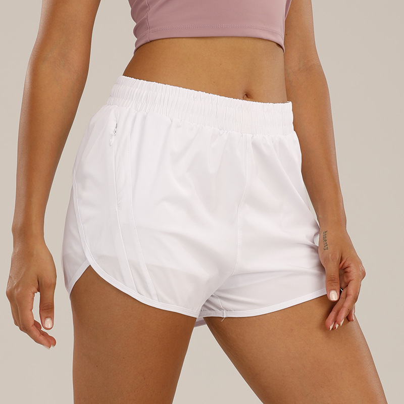 Womens 4" Running Shorts Quick Dry Athletic Active Hiking Shorts High Waisted Workout Shorts with Liner