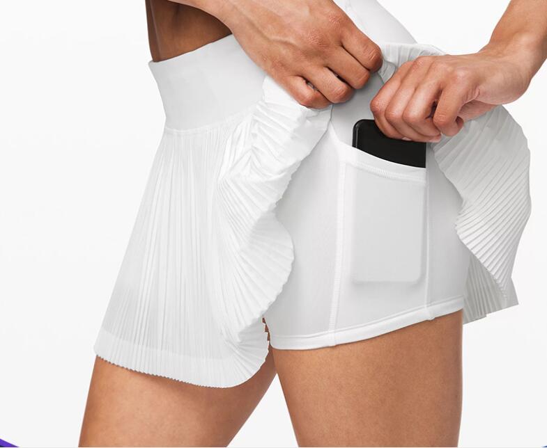 Women Tennis Skirt Pleated Golf Skirts with Pockets Workout Sports Running Athletic Skort Mini