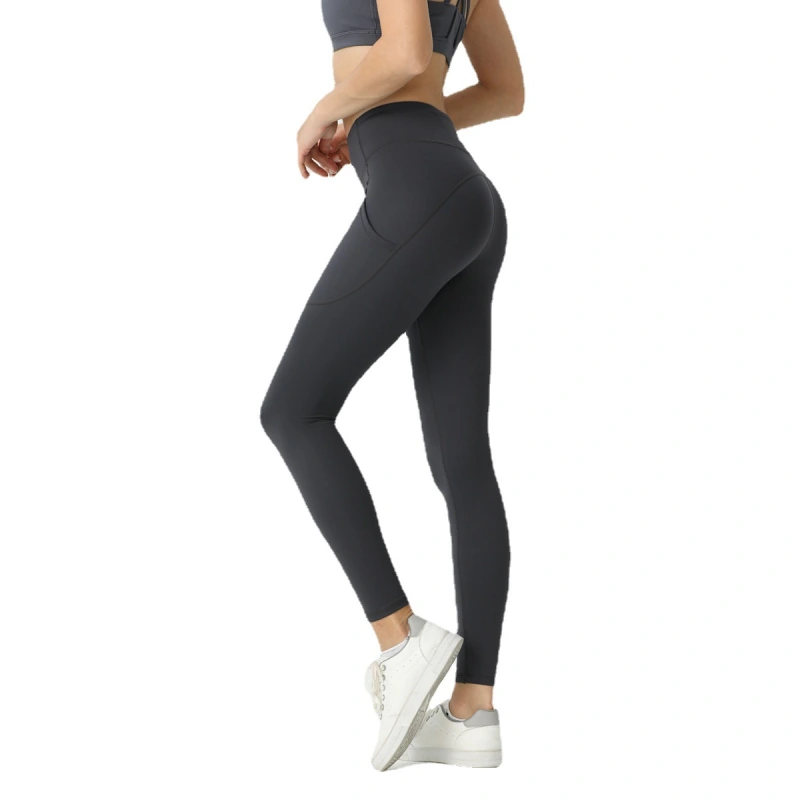 Women's High Waisted Yoga Capris with Pockets,Tummy Control Non See Through Workout Sports Running Capri Leggings