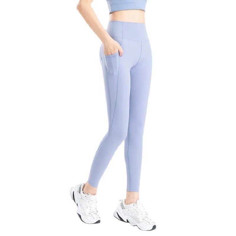 High Waist Yoga Pants with Pockets Leggings for Women Tummy Control Workout Leggings for Women 4 Way Stretch