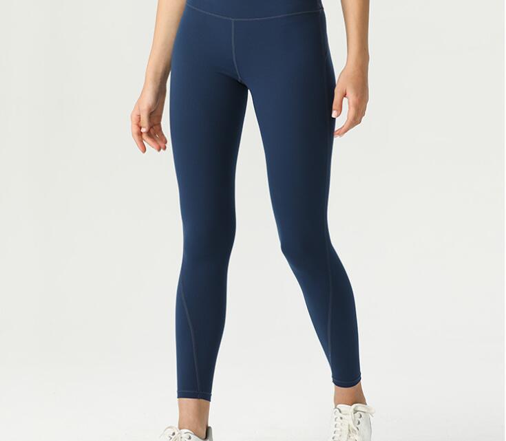 Women's Yoga Pants with Pockets - Leggings with Pockets, High Waist Tummy Control Non See-Through Workout Pants