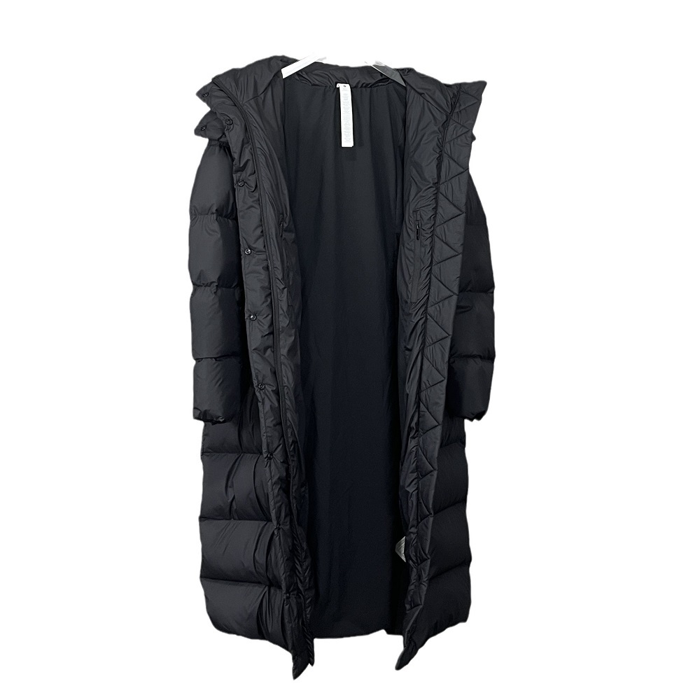 Women Ultra Light Down Jacket Packable Puffer Jacket Coat Hooded Mid Length Winter Outwear