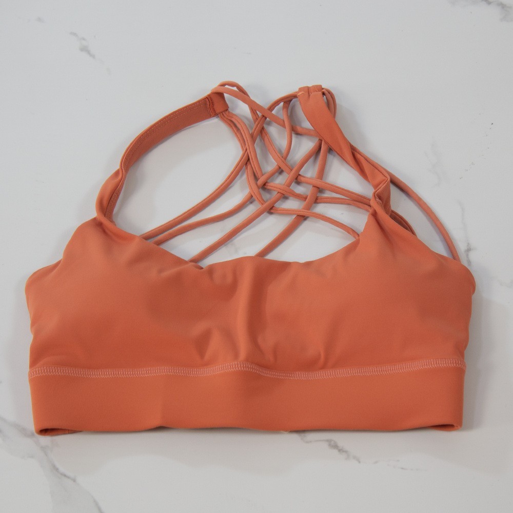 Sports Bras for Women,Padded Sports Bra Tank Top Sexy Crisscross Back High Impact Longline Workout Yoga Bra