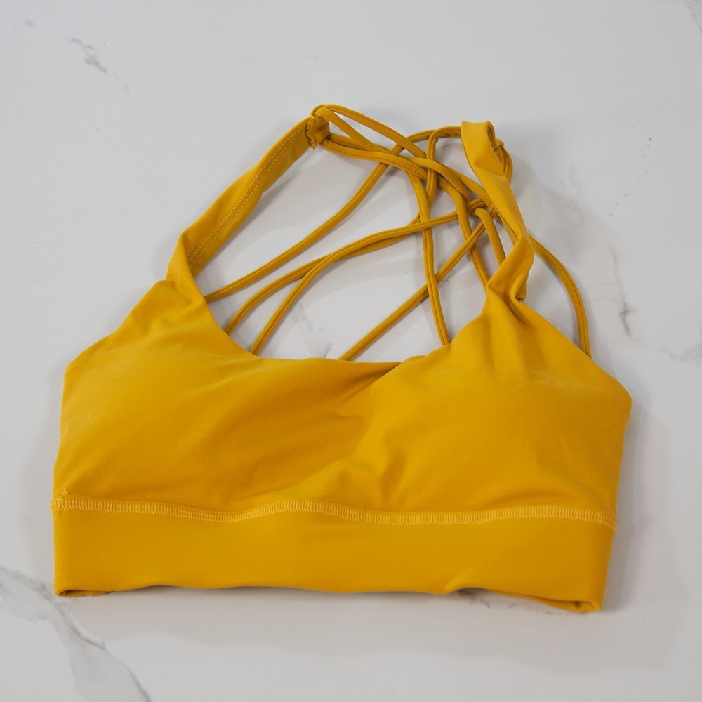 Sports Bras for Women,Padded Sports Bra Tank Top Sexy Crisscross Back High Impact Longline Workout Yoga Bra