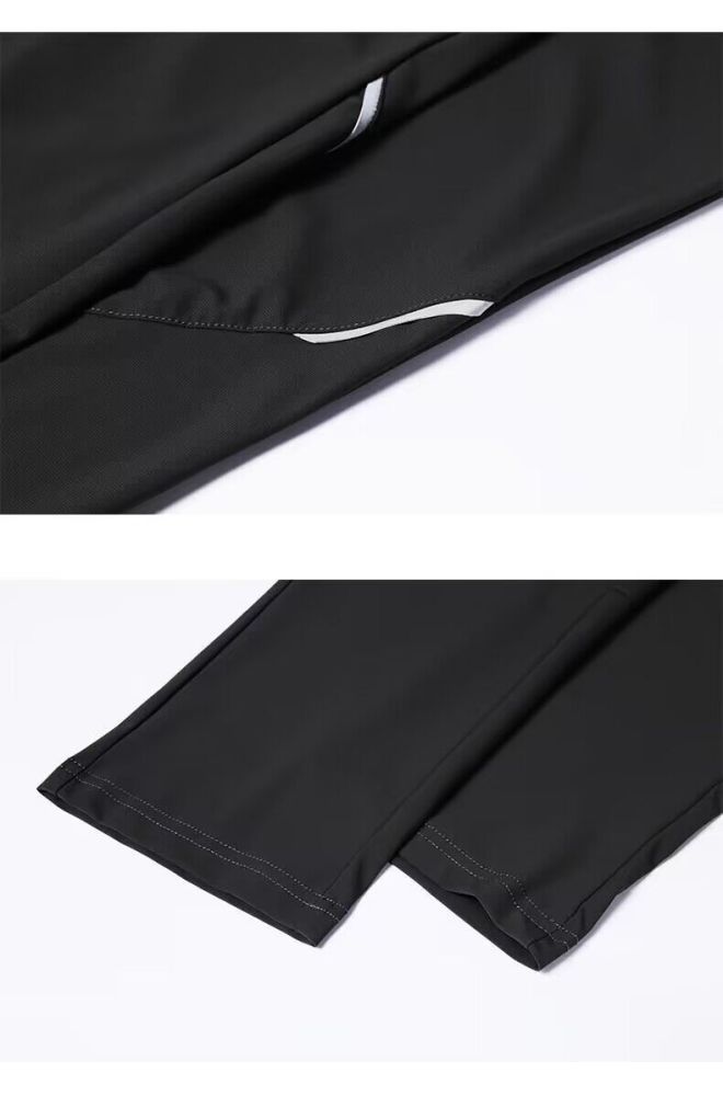 Mens Sweatpants with Zipper Pockets Open Bottom Athletic Pants for Workout,Running,Training,Jogging,Gym
