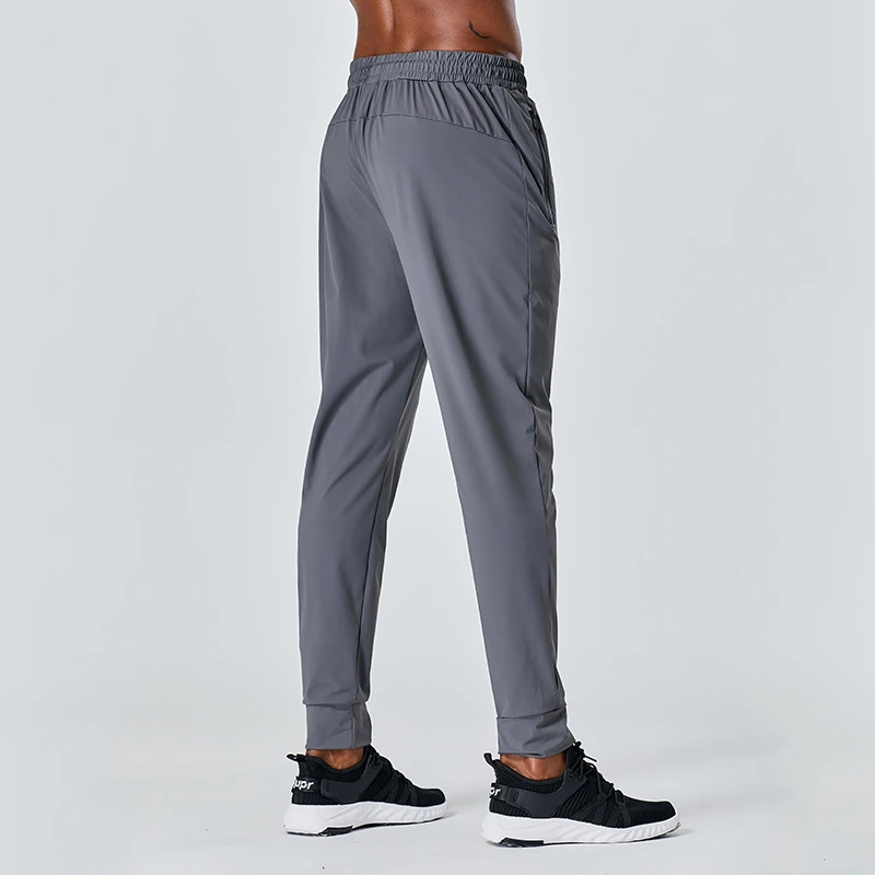Mens Jogger Sport Pants, Casual Zipper Gym Workout Sweatpants Pockets