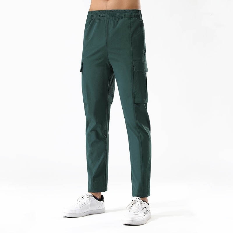 Men's Slim Joggers Workout Pants for Gym Running and Bodybuilding Athletic Bottom Sweatpants with Deep Pockets