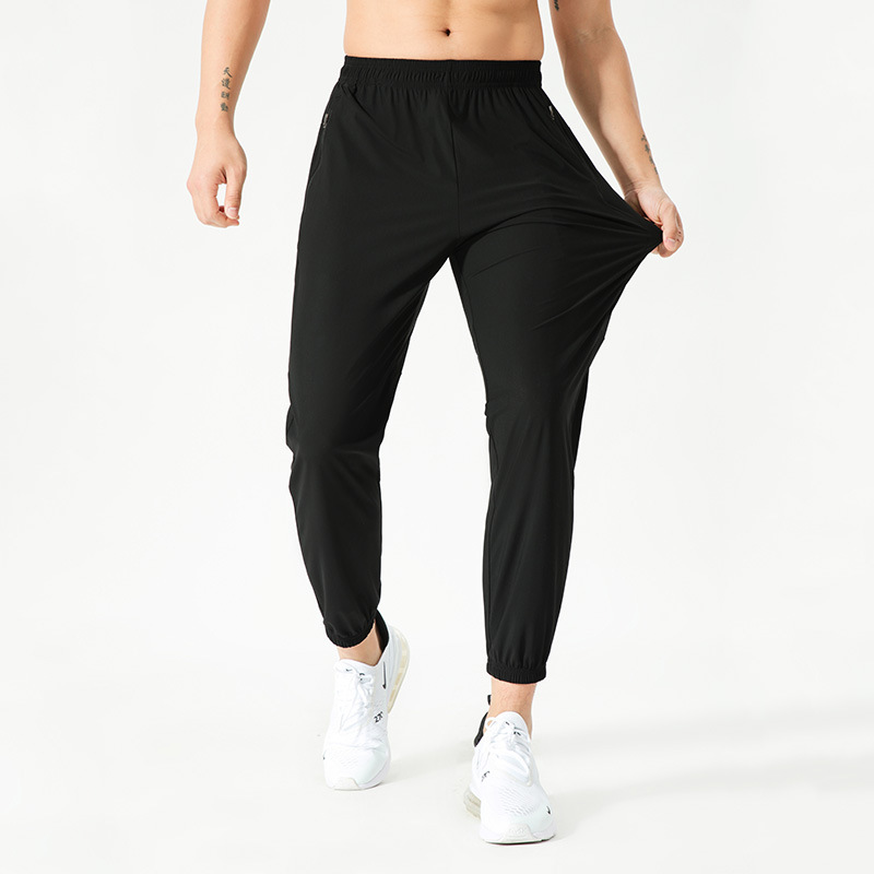 Men's Athletic Running Pants Lightweight Workout Joggers Quick Dry Gym Sweatpants Active Sports Track Training