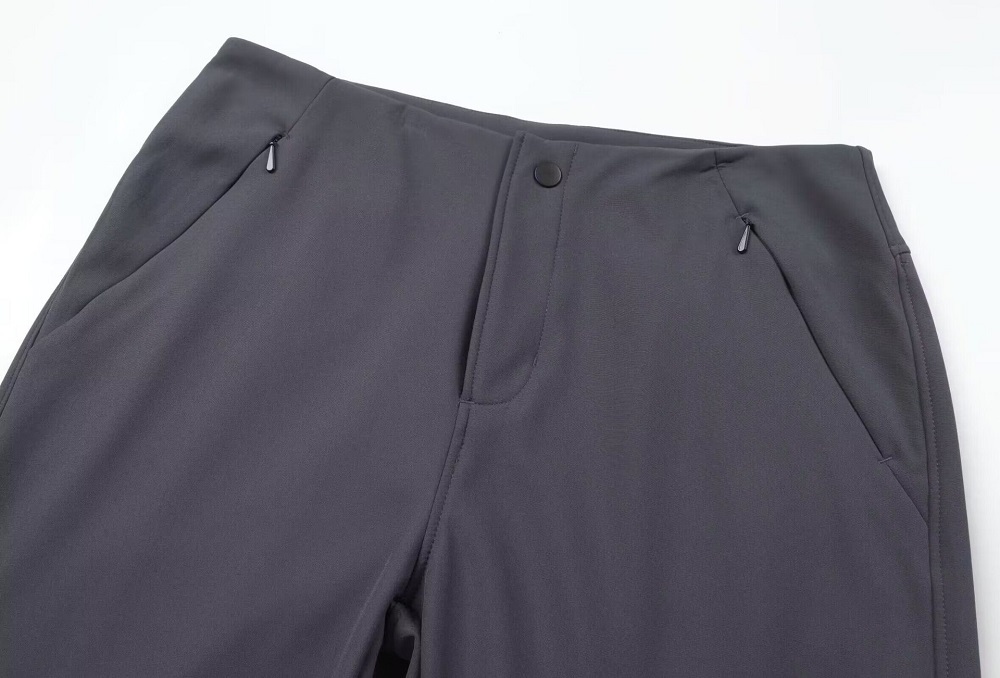 Mens Fleece Cargo Sweatpants Outdoor Sports Joggers Pants Drawstring High Waist Utility Sweatpants for Men with Pockets