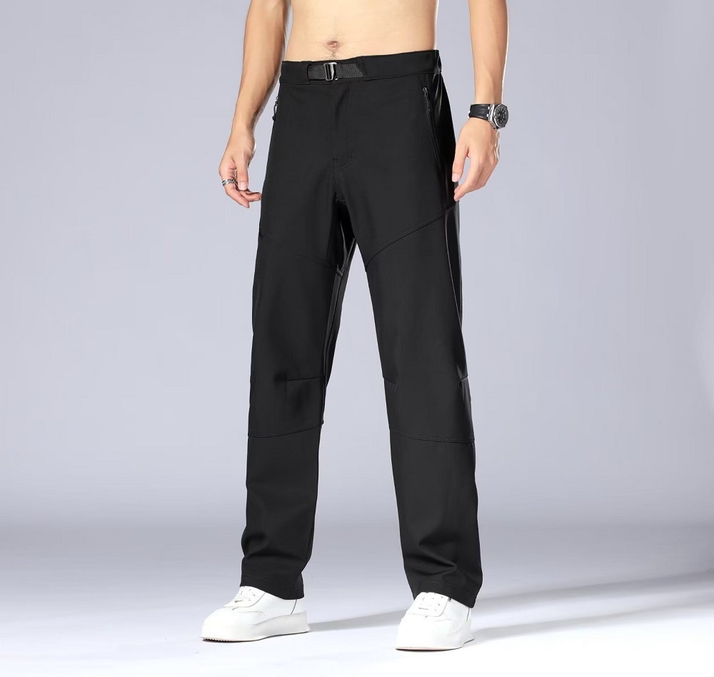 Men's Quick Dry Hiking Pants Reflective Striped Sports Training Fishing Travel Pants
