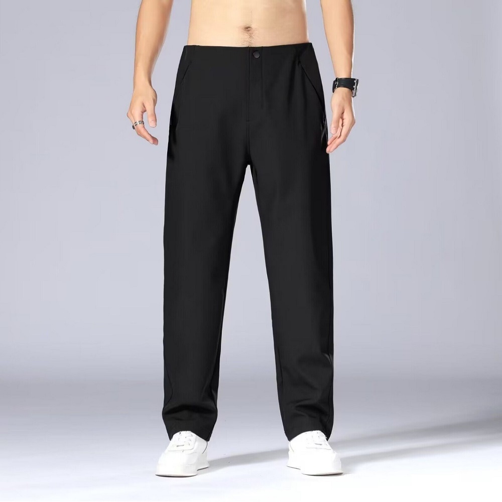 Mens Fleece Cargo Sweatpants Outdoor Sports Joggers Pants Drawstring High Waist Utility Sweatpants for Men with Pockets