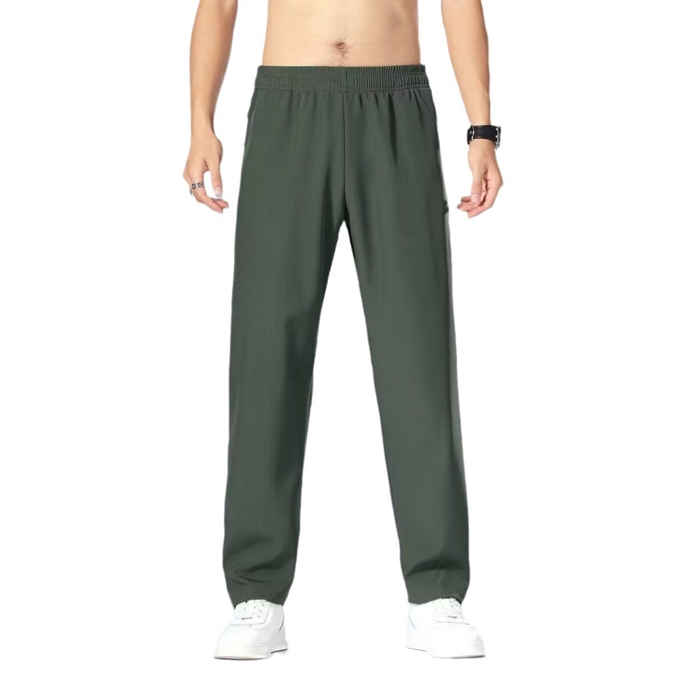 Men's  Sweatpants Stretch Elastic Waist Athletic Workout Jogger Pants Drawstring Sport Trousers