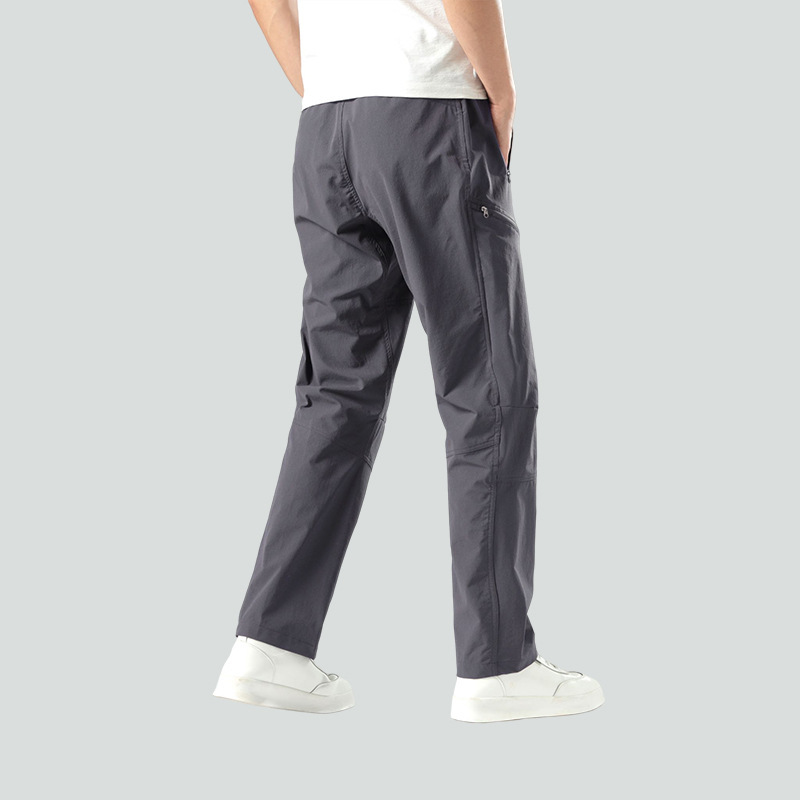 Men's Lightweight Zip Pockets Slim Fit Workout Athletic Active Sports Running Jogger Pants