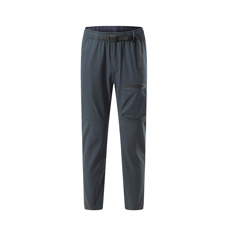 Men's Heavyweight Fleece Cargo Sweatpants Stretch Elastic Waist Trousers Drawstring Loose Fit Joggers with Pockets