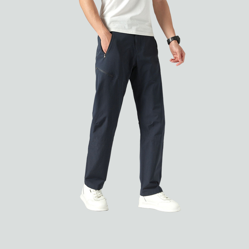 Men's Lightweight Zip Pockets Slim Fit Workout Athletic Active Sports Running Jogger Pants