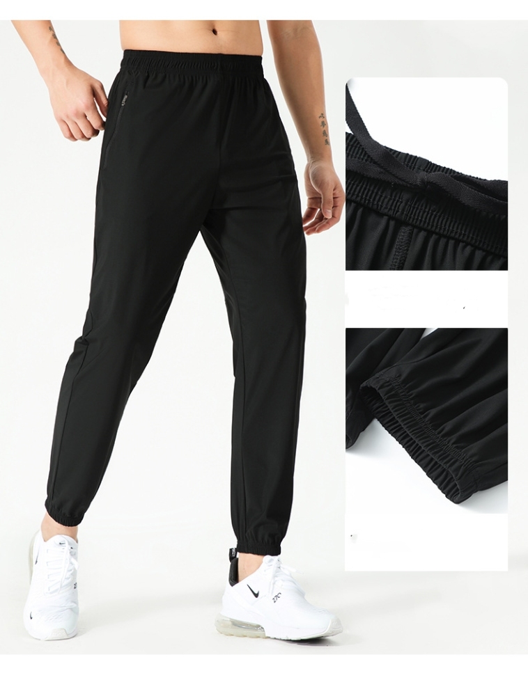 Men's Athletic Running Pants Lightweight Workout Joggers Quick Dry Gym Sweatpants Active Sports Track Training