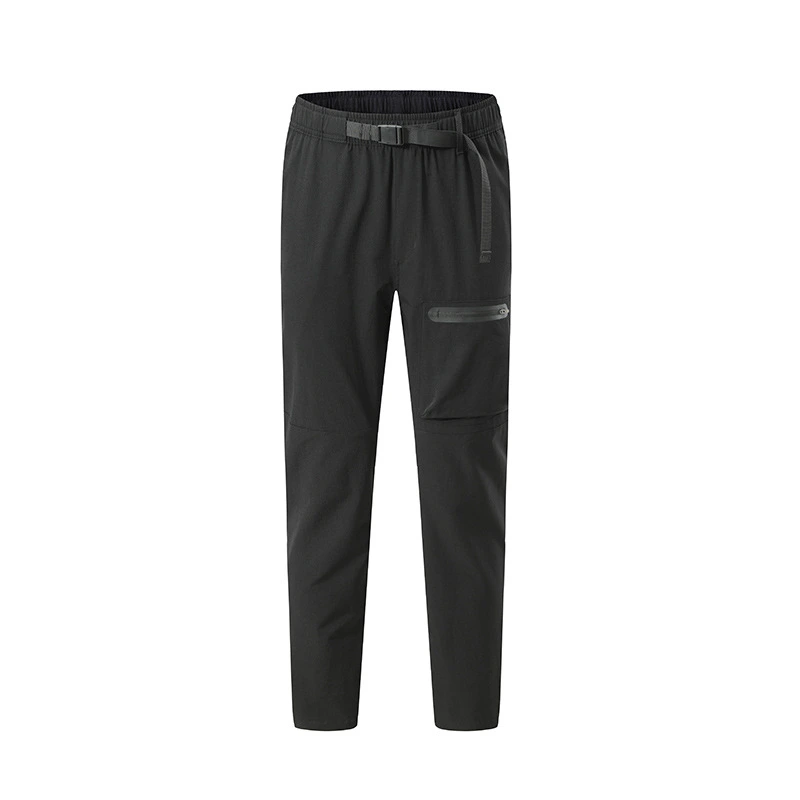 Men's Heavyweight Fleece Cargo Sweatpants Stretch Elastic Waist Trousers Drawstring Loose Fit Joggers with Pockets
