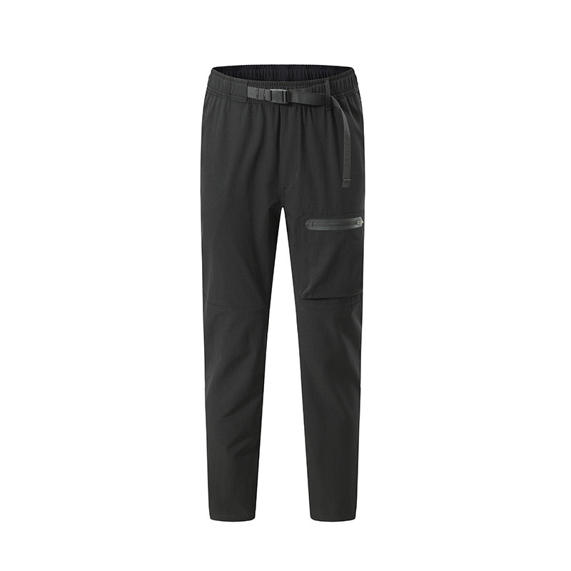 Men's Heavyweight Fleece Cargo Sweatpants Stretch Elastic Waist Trousers Drawstring Loose Fit Joggers with Pockets