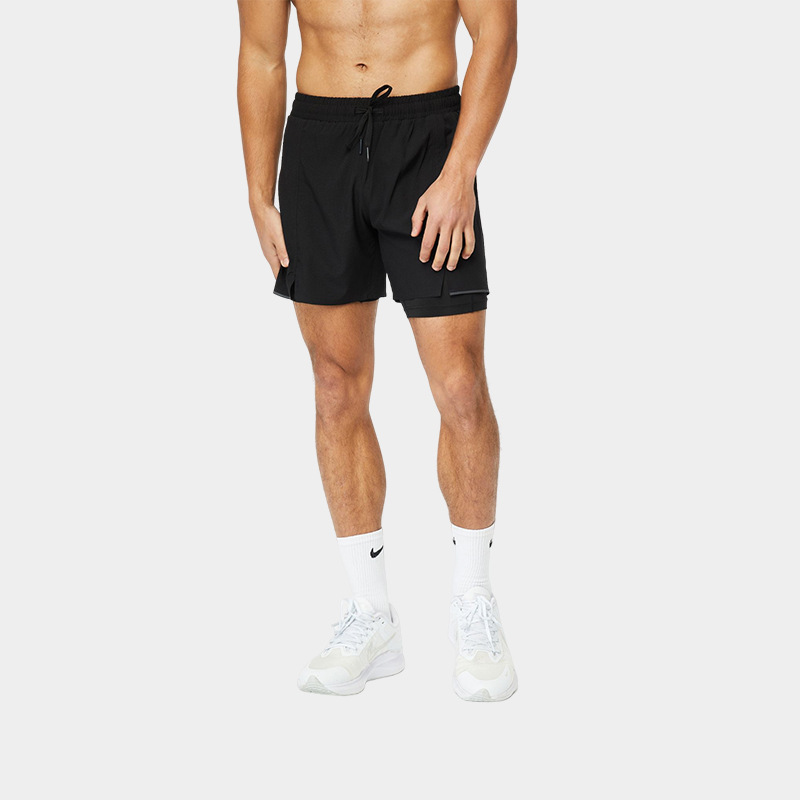 Men's 2 in 1 Running Shorts with Liner,Dry Fit Workout Shorts with Pockets