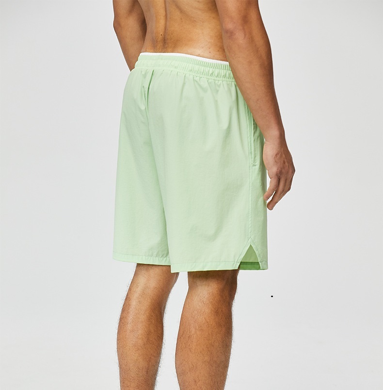 Men's Gym Shorts Sports Quick Dry Workout Running or Casual Training Short with Zipper Pockets
