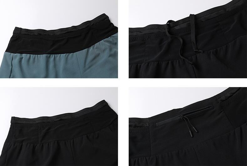Men's Gym Shorts Linerless & Liner - 5" Quick Dry Workout Running Shorts with Zip Pockets Sports Athletic Shorts