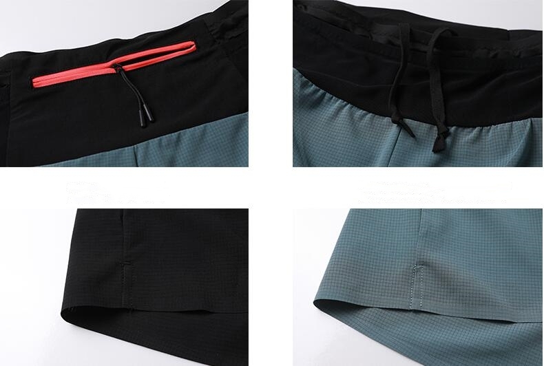 Men's Gym Shorts Linerless & Liner - 5" Quick Dry Workout Running Shorts with Zip Pockets Sports Athletic Shorts