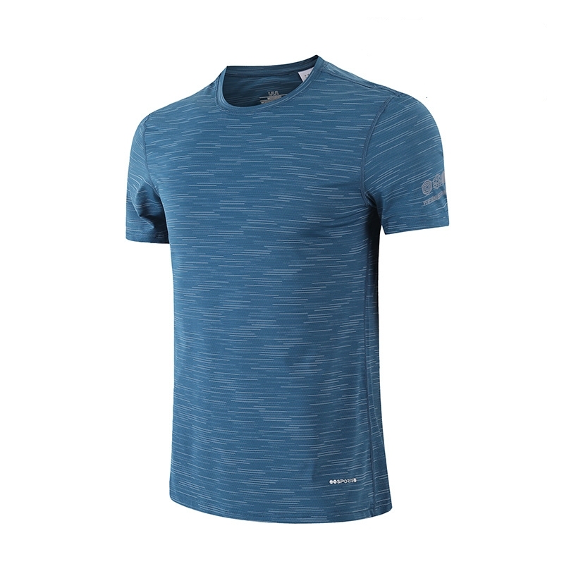 Men Workout Shirts Dry Fit Moisture Wicking Short Sleeve Mesh Athletic T-Shirts