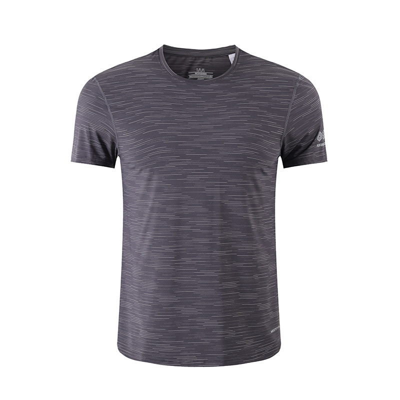Men Workout Shirts Dry Fit Moisture Wicking Short Sleeve Mesh Athletic T-Shirts