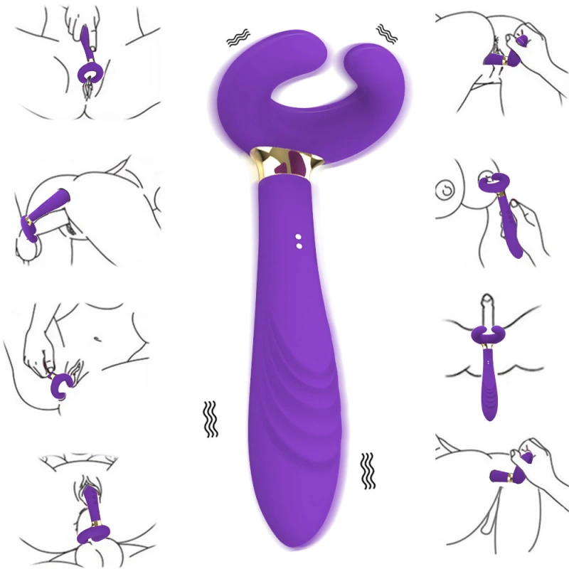 Realistic Rabbit Vibrator Dildo for Women Vaginal Health G Spot Vibrator with Bunny Ears 10 Vibrations,Waterproof Clitoral Stimulator for Beginners Heated Rechargeable Adult Sex Toys