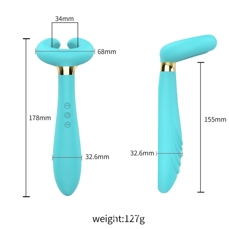 Realistic Rabbit Vibrator Dildo for Women Vaginal Health G Spot Vibrator with Bunny Ears 10 Vibrations,Waterproof Clitoral Stimulator for Beginners Heated Rechargeable Adult Sex Toys
