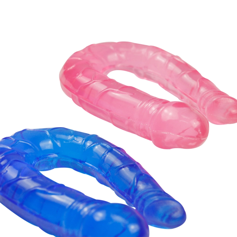 Double-Ended Dildo Waterproof Jelly Double Dongs Realistic Dildo Penis Cock Anal Butt Plug Prostate Massager G-Spot Stimulation Adult Sex Toys for Women Men