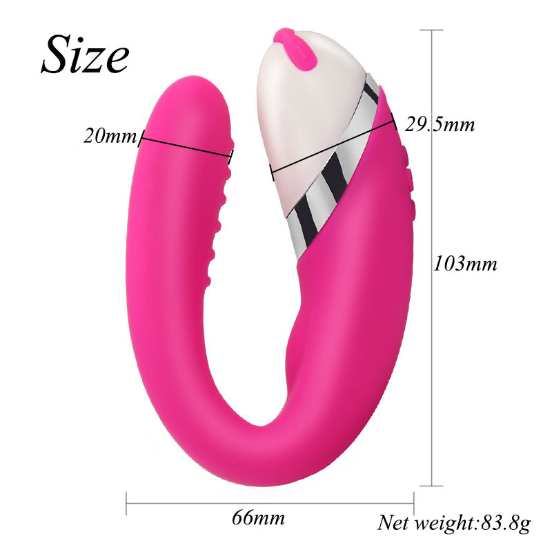 Female Remote Control Vaginal Vibrator U-Shaped Egg Portable Clit Masturbator Massager Adult Sex Toys