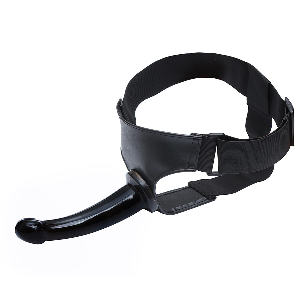 Popular dildo shop wearable silicone rubber penis adult sex toy double lesbian dildo belt anal strap on realistic dildo