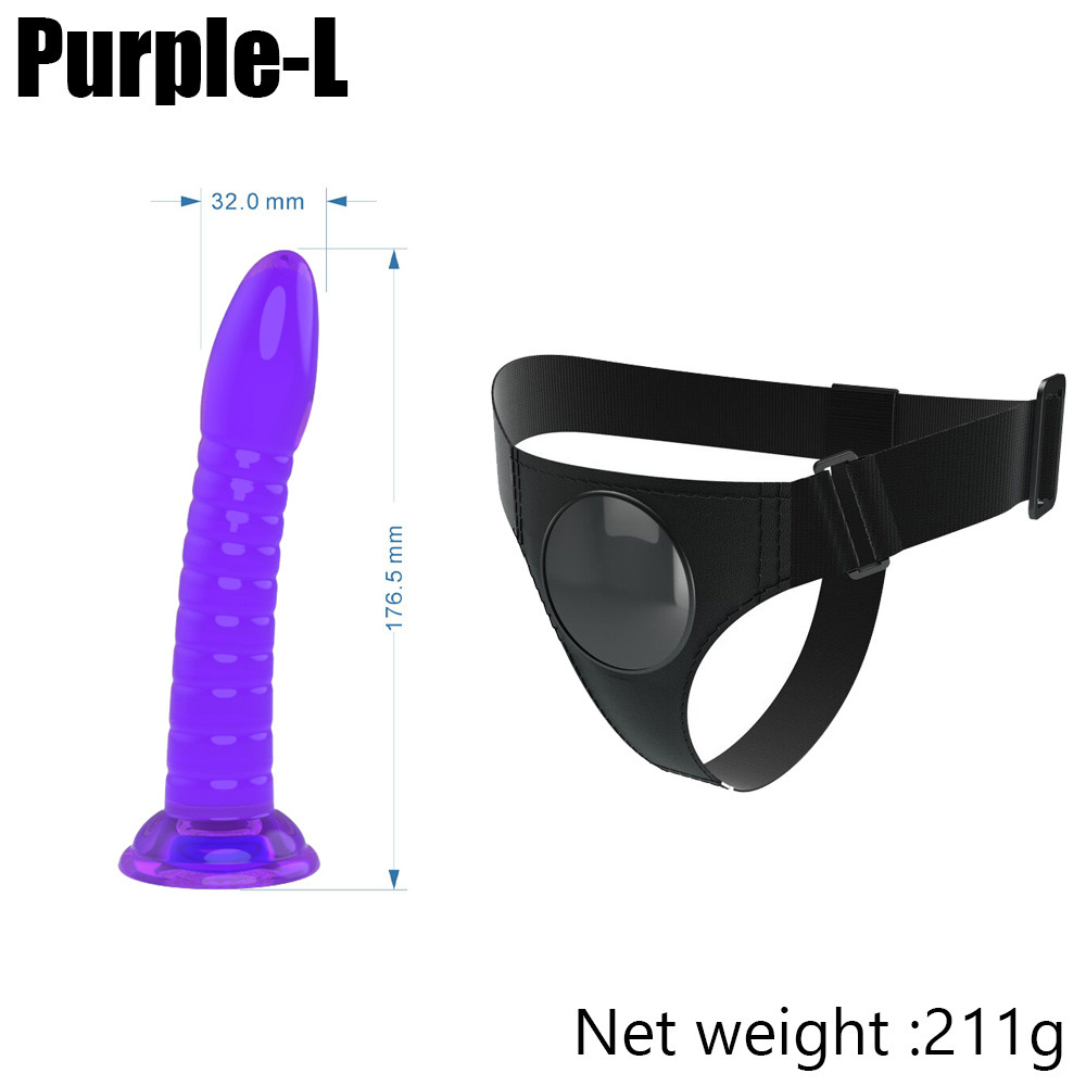 Silicone Wearable Realistic Dildo Panty Sex Toys Strap on Dildo for Women Lesbian