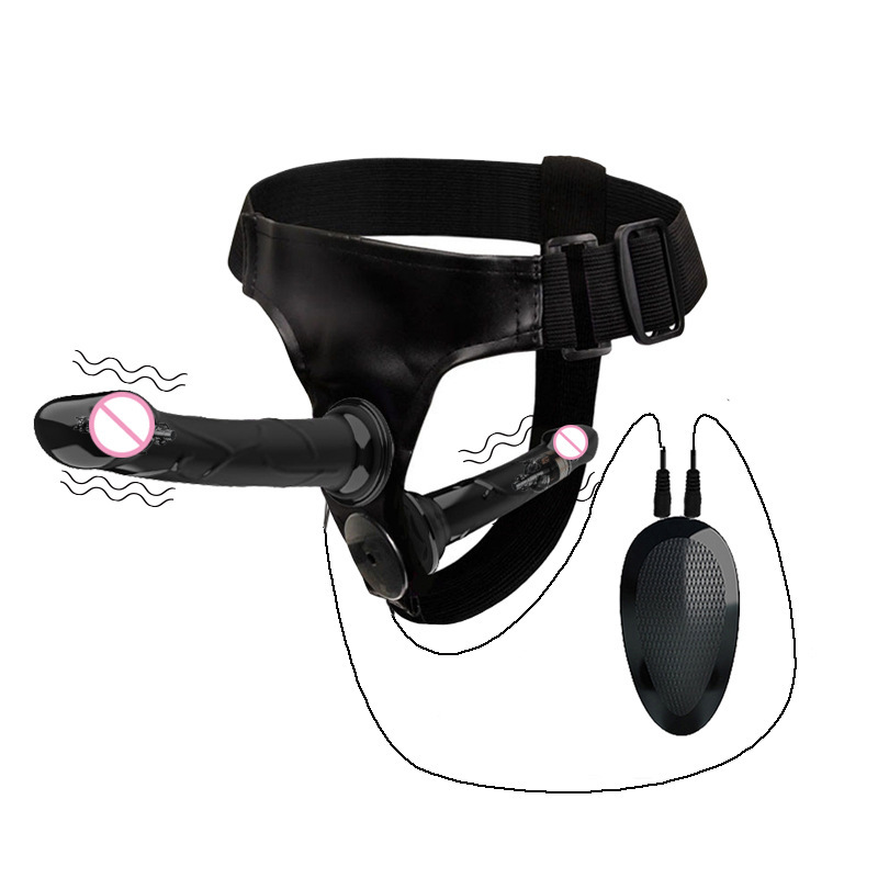 Hot Sex toys Lesbian Strapon Ultra Elastic Harness Belt Strap On Big Dildo Double Penis Realistic Dildos For Woman
