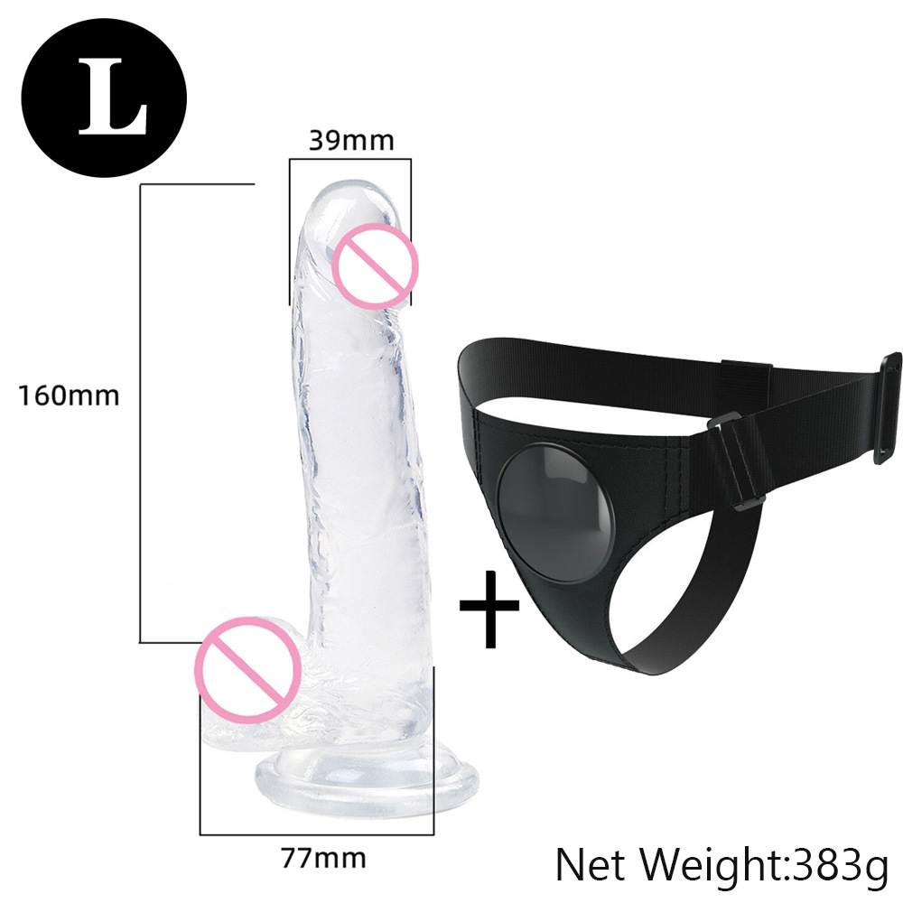 ORISSI Pants Women Gay Chastity Strap-on Dildo 3 Removeable Harness Dildos for Women &amp; Lesbian Couples