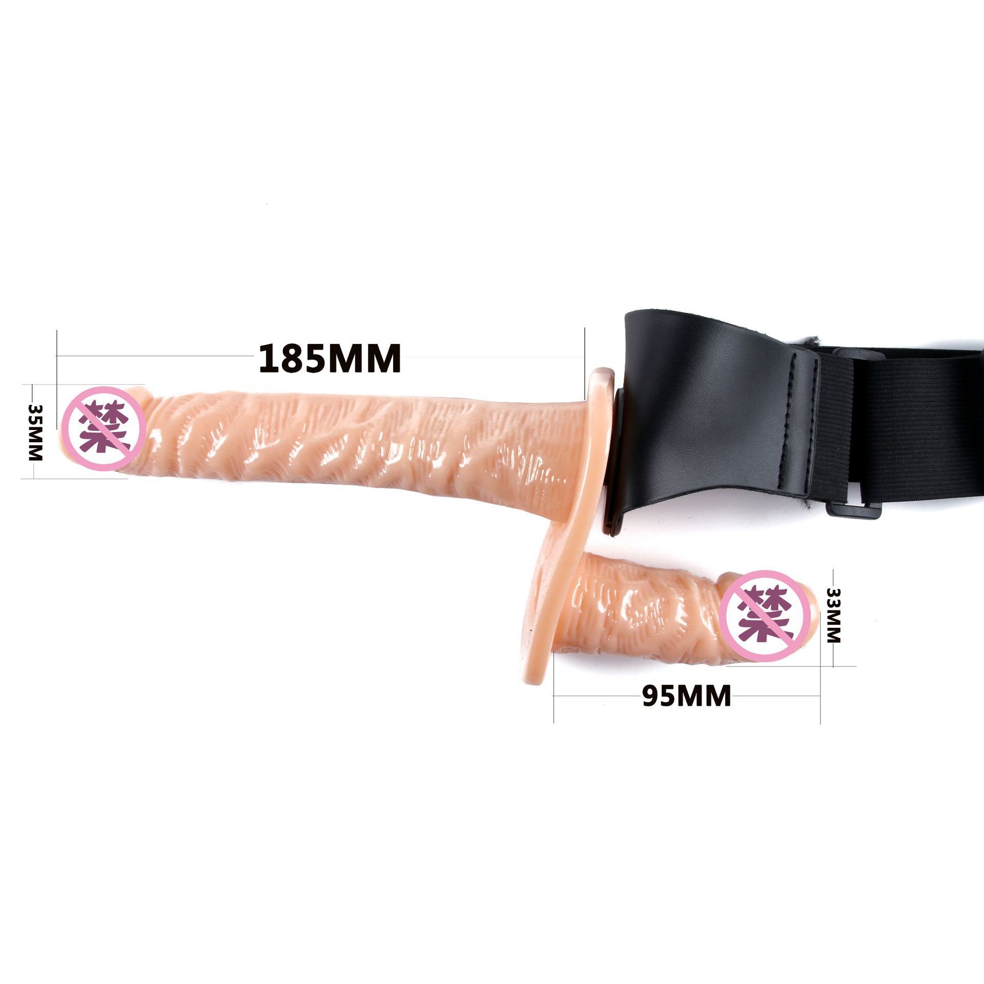 hot Female Strap Vibrating Artifical Penis With Belt Wearable Harness Sex Toys Masturbator Double Head Anal Vaginal Dildo