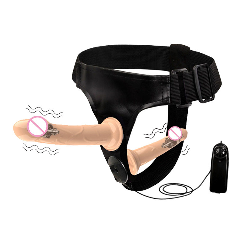 Hot Sex toys Lesbian Strapon Ultra Elastic Harness Belt Strap On Big Dildo Double Penis Realistic Dildos For Woman