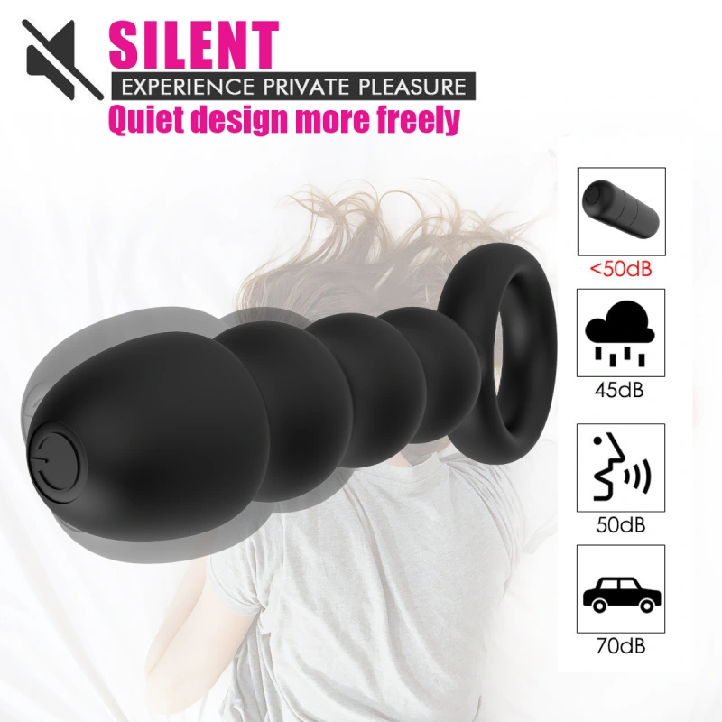 3 pcs Remote Control Butt Plug Sex Toys Chastity Anal Plug Vibrator For Man Women