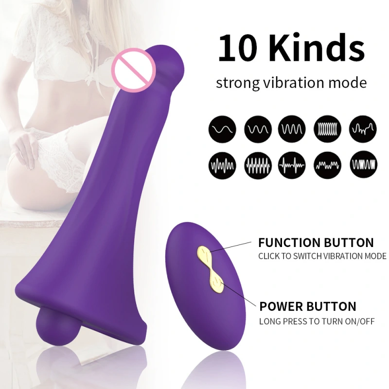Wireless remote control double headed vibrator dildo vibrator lesbian sex toy female anal plug vibrator sex toy for women
