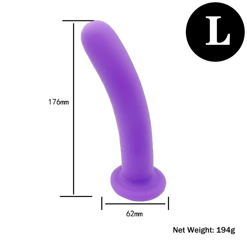 3Pcs Anal Plug Trainer Kit, Silicone Butt Plugs Soft Anal Sex Toys Prostate Massager for Adult Sex Life Black
