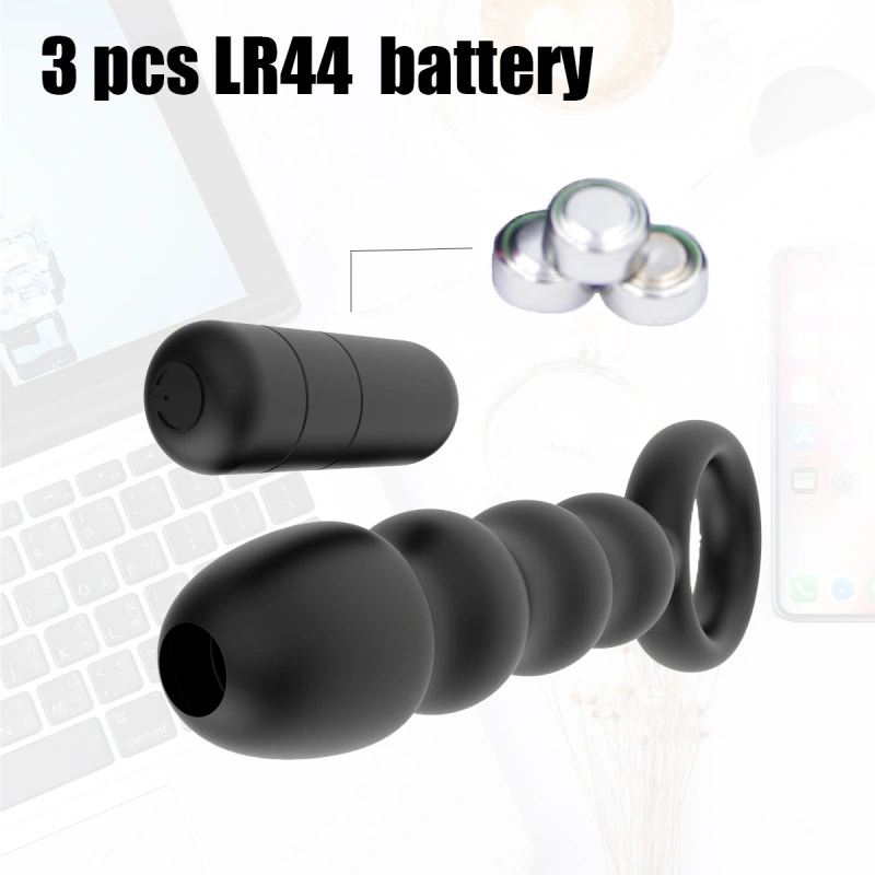 3 pcs Remote Control Butt Plug Sex Toys Chastity Anal Plug Vibrator For Man Women