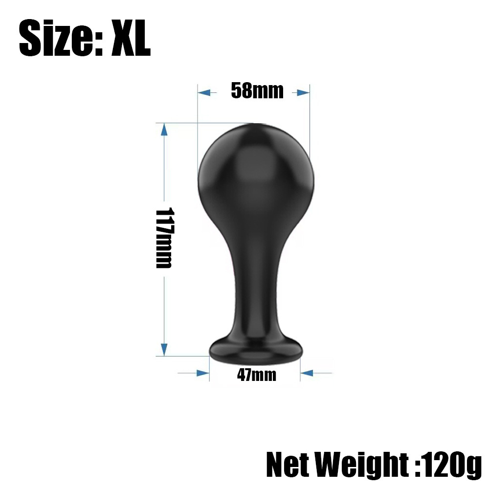 4pcs Anal Plug Butt Sex New Top Unique Design Sex Toy Adult Products Crystal Glass Transparent Calabash Shaped Anal Butt Plug Stimulate
