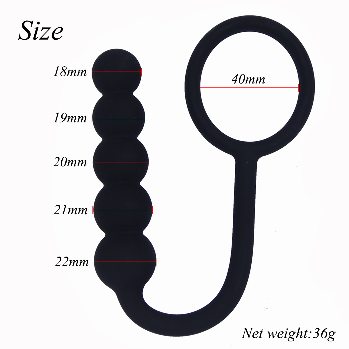 Silicone Anal Plug Beads for Women Men Beginners Anus Masturbation Sextoy Erotic Intimate Goods Massager Sex Toys for Adult