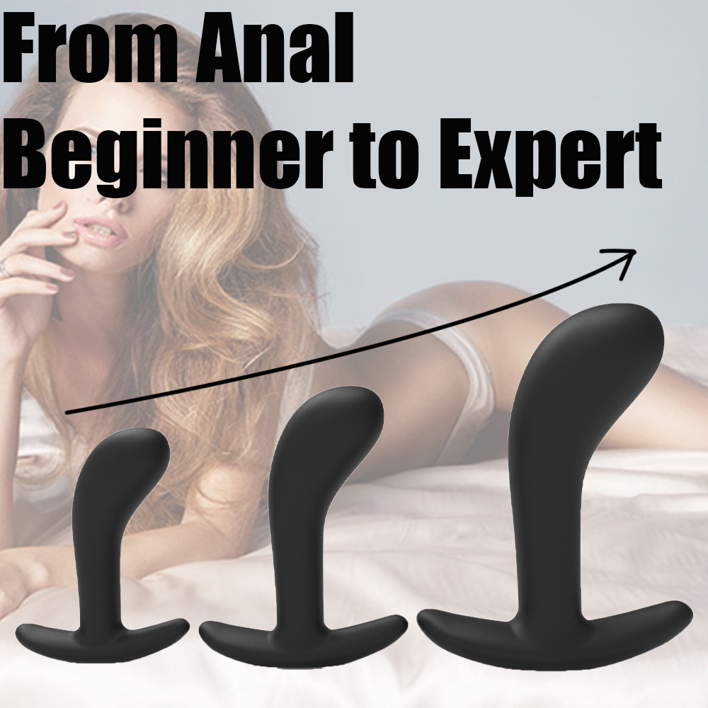 Wireless Remote Control Vibrating 3pcs Anal Plug Male Wearable Silicone Butt Sex Anal Toys For Adults Men Vibrator Prostate Massage