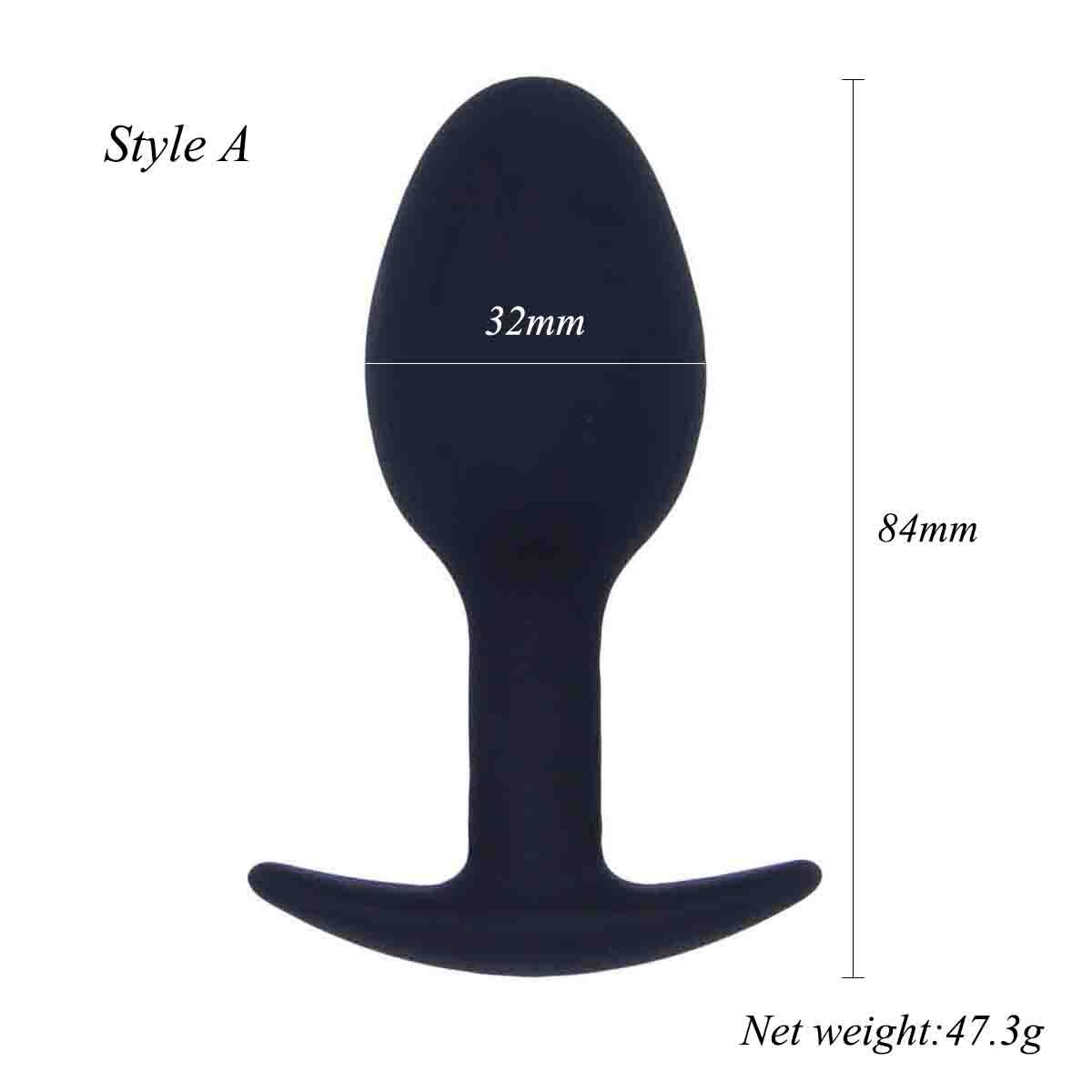3pcs Silicone Vagina Anal Dilator Back Court Pull Bead Butt Plug with Metal Ball Sex Toys for Men and Women Gay Sex Toys Adult Toys