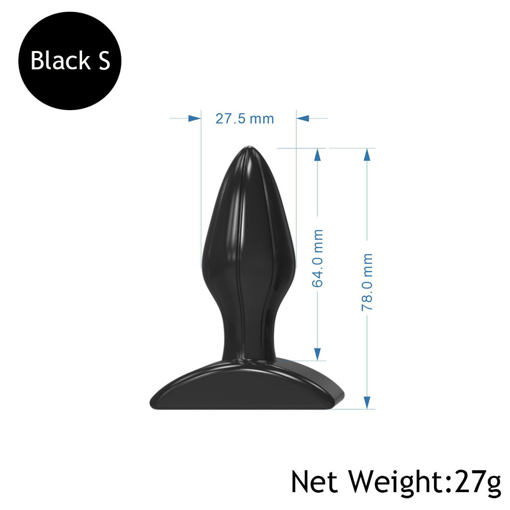 Doc Johnson Red Boy-L M S butt plug -5.5 inches long and 1.7 inches wide - an anal toy that stimulates the prostate - suitable for beginner and intermediate anal players