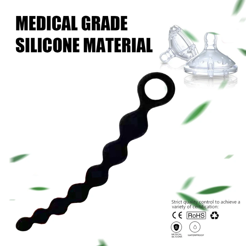 Heart beads Soft Anal Plug anus Toys Big Balls Silicone G-Spot Stimulating Butt Plugs Adult Sex Couple Sexy