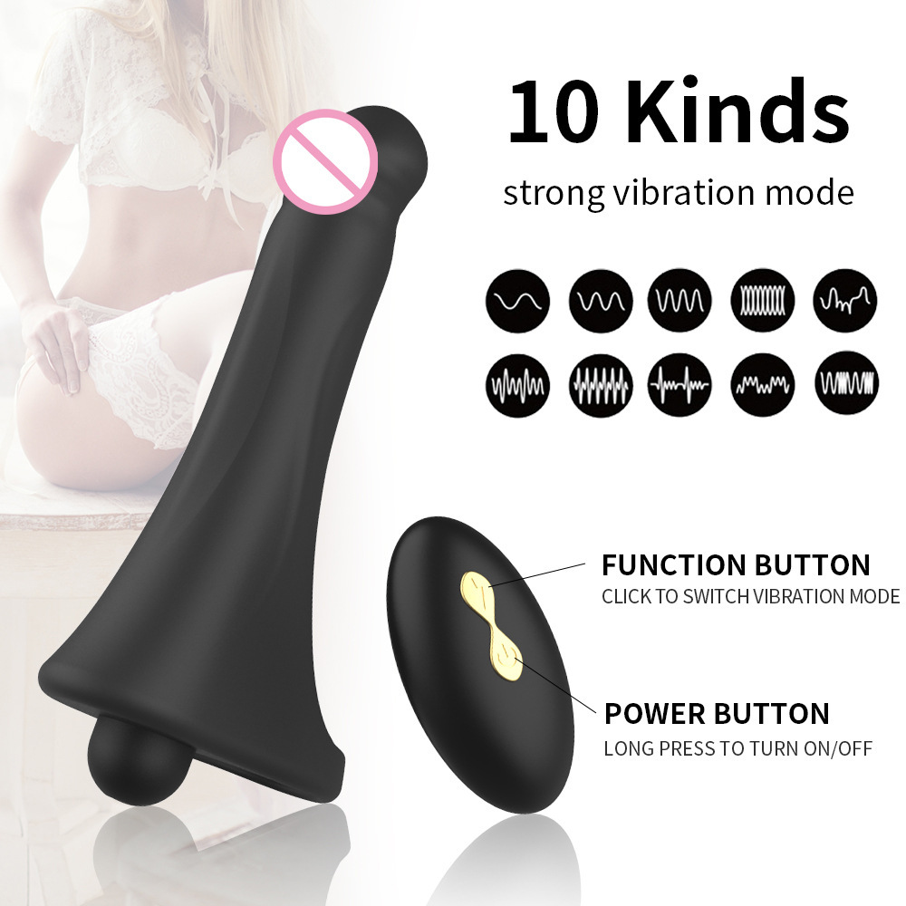 Wireless remote control double headed vibrator dildo vibrator lesbian sex toy female anal plug vibrator sex toy for women