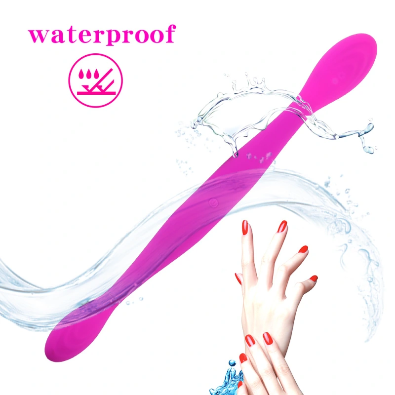 Rechargeable Dual Vibrator 7 Speeds Double Head Jump Egg Bullet Dildo Vibrator Anal Butt Plug Adult Sex Toy For Couple Men Women